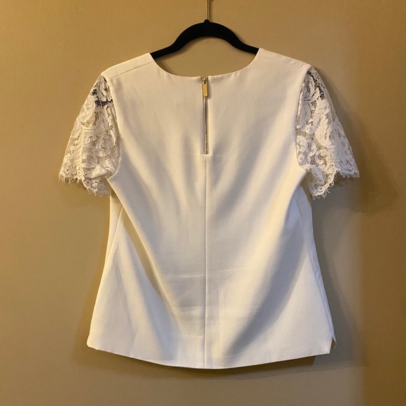 Ted Baker Lace Sleeve Top - Picture 3 of 4